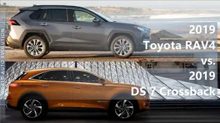 2019 Toyota RAV4 vs 2019 DS 7 Crossback (technical comparison)