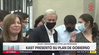 Kast presentó su plan de Gobierno: Mujer y medioambiente entre las prioridades