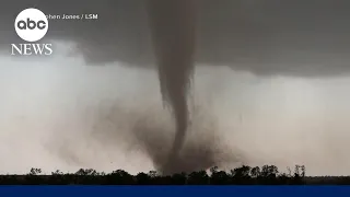 Tornadoes and flash flooding hit Texas