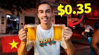 A Night in HANOI Trying the WORLD’s CHEAPEST Beer 🍺🇻🇳