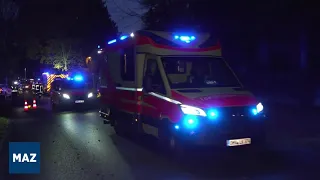 Schildow: Schwerer Unfall auf B96a - Polizei und Ersthelfer äußern sich