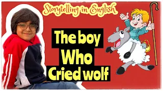 Story telling in english  for kids | The boy who cried wolf | Fairy tale