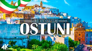 Beautiful Ostuni, Puglia 4K • Relaxing Italian Music, Instrumental Romantic • Video 4K UltraHD