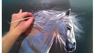 Horse Painting-How to Paint Hyperrealistic