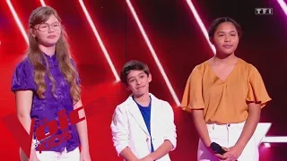 Judy Garland - Somewhere over the rainbow | Elise, Arthur, Eileen | The Voice Kids France 2023...