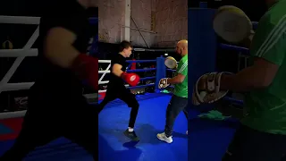 🔥Southpaw combinations with a front hand #boxing #bokss #workout #tips #бокс #тренировка