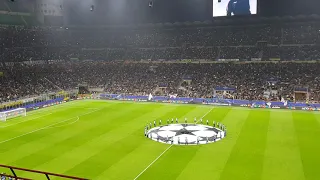 Inter - Borussia Dortmund. Inno dell'Inter "C'è solo l'Inter"