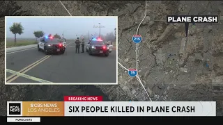 6 people killed in plane crash in Murrieta