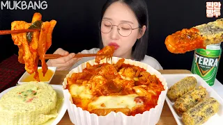 오랜만에 엽떡 수혈❤️‍🔥 소세지 치즈추가한 엽기떡볶이 먹방 Spicy Tteokbokki REAL SOUND/ MUKBANG/ ASMR