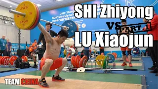 LU Xiaojun vs SHI Zhiyong (Part 1) Feat. Li Dayin | 2019 IWF World Cup in Tianjin