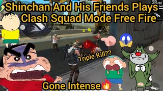 Shinchan Played Clash Squad With His Friends In Free Fire🔥 Gone Intense Must Watch😱