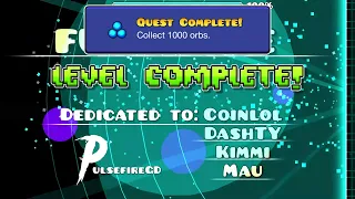 fun dance by pulsefireGD ID : 64144455 ( geometry dash 2.1)