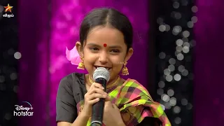 Awwwwwwww.. Sema cuteuuuu.. ❤️😍 #AksharaLakshmi Mohan | Super Singer 10 | Episode Preview | 01 June