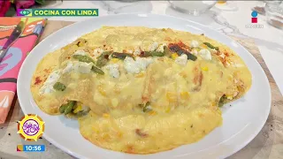 ¡Haz unas ricas crepas de queso de cabra y poblano! | Cocina | Sale el Sol