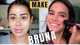 Make seguindo o tutorial da Bruna Marquezine