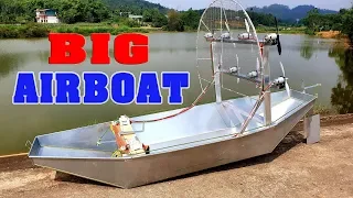 How to make a Big Airboat Using v8 775 Motor