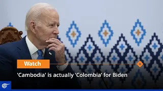 'Cambodia' is actually ‘Colombia’ for Biden