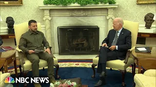 Watch: Biden meets with Zelenskyy at the White House