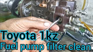 1kz fuel pump filter clean