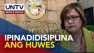 Muntinlupa RTC Judge, pinadidisiplina sa hindi agad pag-inhibit sa drug case ni De Lima