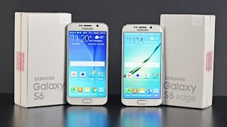 Samsung Galaxy S6 vs S6 Edge: Unboxing & Comparison