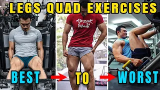 LEGS Exercises (QUADS) Ranked BEST To WORST in HINDI [सबसे अच्छी से लेकर सबसे बेकार एक्सरसाइज]