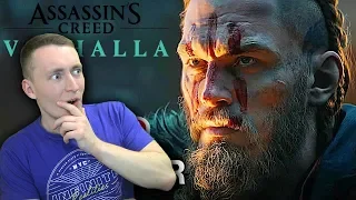 СМОТРИМ ASSASSIN'S CREED VALHALLA - ГЕЙМПЛЕЙНЫЙ ТРЕЙЛЕР | РЕАКЦИЯ НА AC ВАЛЬГАЛЛА