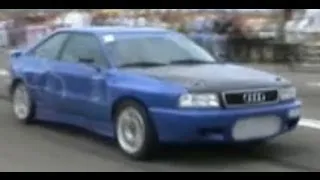 Audi S2 Coupe 800 HP [9.87@241] Drag Race 1/4 Mile