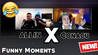 ALLIN x CONACU - Funny Moments 😂 | OMEGLE |