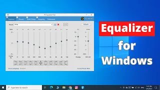 How to Install Equalizer in Windows 10 or 11 | Equalizer for PC