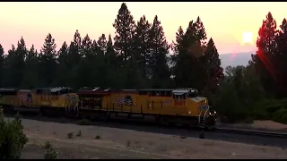 Union Pacific ZLCBR-19 on the UP Black Butte Subdivision at Mt Shasta, CA: On August 19, 20