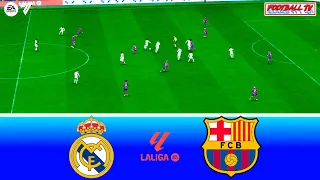 Real Madrid vs Barcelona - La Liga 23/24 | El Clasico - Full Match | EA FC 24 Gameplay PC