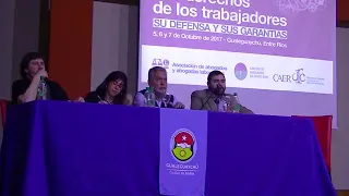 Cierre Jornadas de Derecho Laboral   Los derechos de los trabajadores   Su defensa y sus garantías