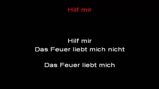 Rammstein - Hilf Mir (instrumental with lyrics)