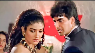 Kaash Kahin Aisa Hota 4K Video | Akshay Kumar, Raveena Tandon | Kumar Sanu | 90s Songs | Mohra