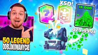 Odblokowałem 50 LEGENDARNYCH KART w Clash Royale! 💲 (14 000 GEMÓW!) #realmeGTNEO2