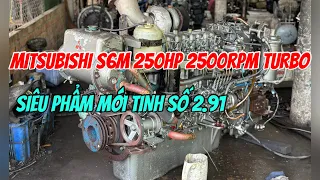 Bán Động Cơ Máy 6 Mitsubishi S6M 250hp 2500rpm Turbo Số 2,91 Chỉ 92tr 0923,5555,97 Tâm| Tâm Vlog