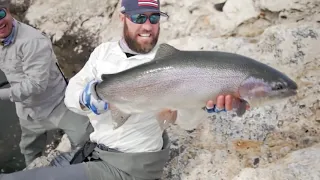 Fly Fishing for the Worlds Largest Rainbows - Jurassic Lake