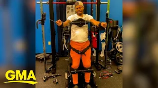 Quadriplegic man opens inclusive gym accessible for people with disabilities l GMA