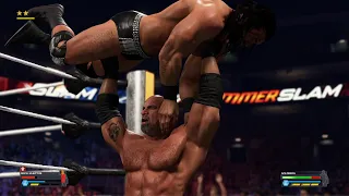 WWE 2K23 Drew McIntyre vs Goldberg No Holds Barred Match - PS5 HDR GAMEPLAY