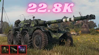 Panhard EBR 105,   22.8K Spot Damage World of Tanks