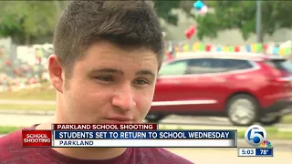 Marjory Stoneman Douglas High School students set to return to school Wednesday