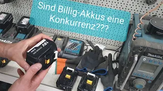 Nicht-Makita Billigakkus 18V - Meinung - Erfahrung BL1860B