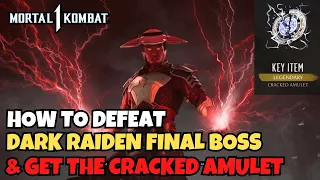 Dark Raiden Final Boss & Ending Season 5 Invasions Mortal Kombat 1 (How To Get Cracked Amulet)