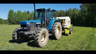 Firstcut Silage 2020 Finland. Mowing and baling