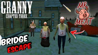 Granny 3 In | Mr Meat Mod Bridge Escape | Full Gameplay