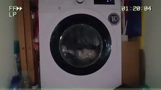 BEKO RINSING AND SPINNING ! QUICK 58' 60° EXTRA RINSE ( FILMED ON THE 0.5 CAMERA )