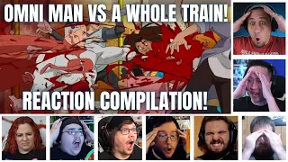 Omni Man Train Scene Reaction Compilation | Invincible Episode 8 Reaction!