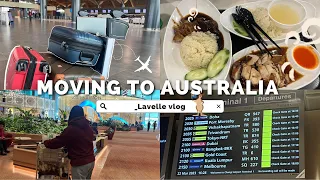 moving to australia from Philippines 🇵🇭🇦🇺 | travel vlog flight journey 🦘✈️