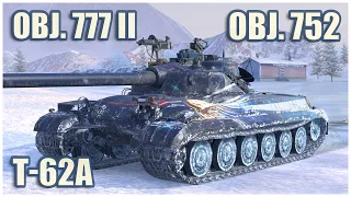 Object 777 II, T-62A & Object 752 • WoT Blitz Gameplay